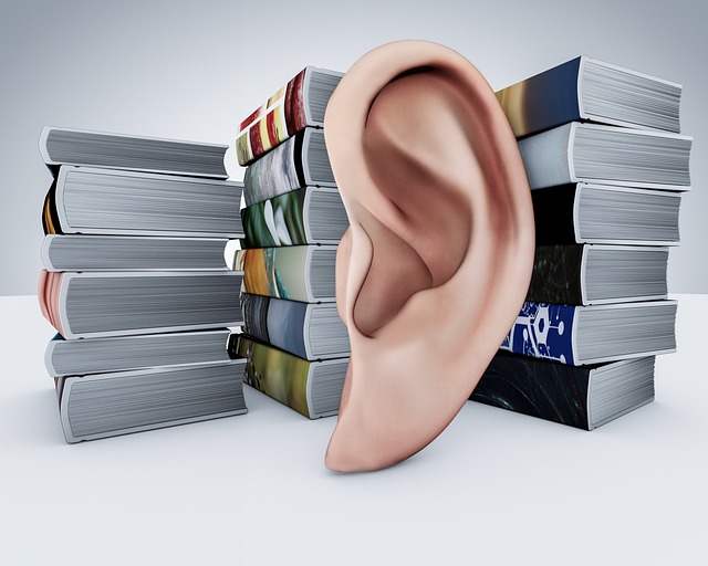 audioknihy a ucho
